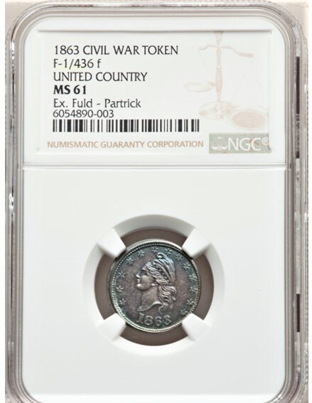 1863 United Country Token