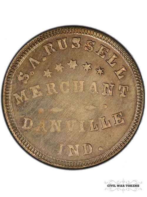 1864 Danville Indiana Civil War Token